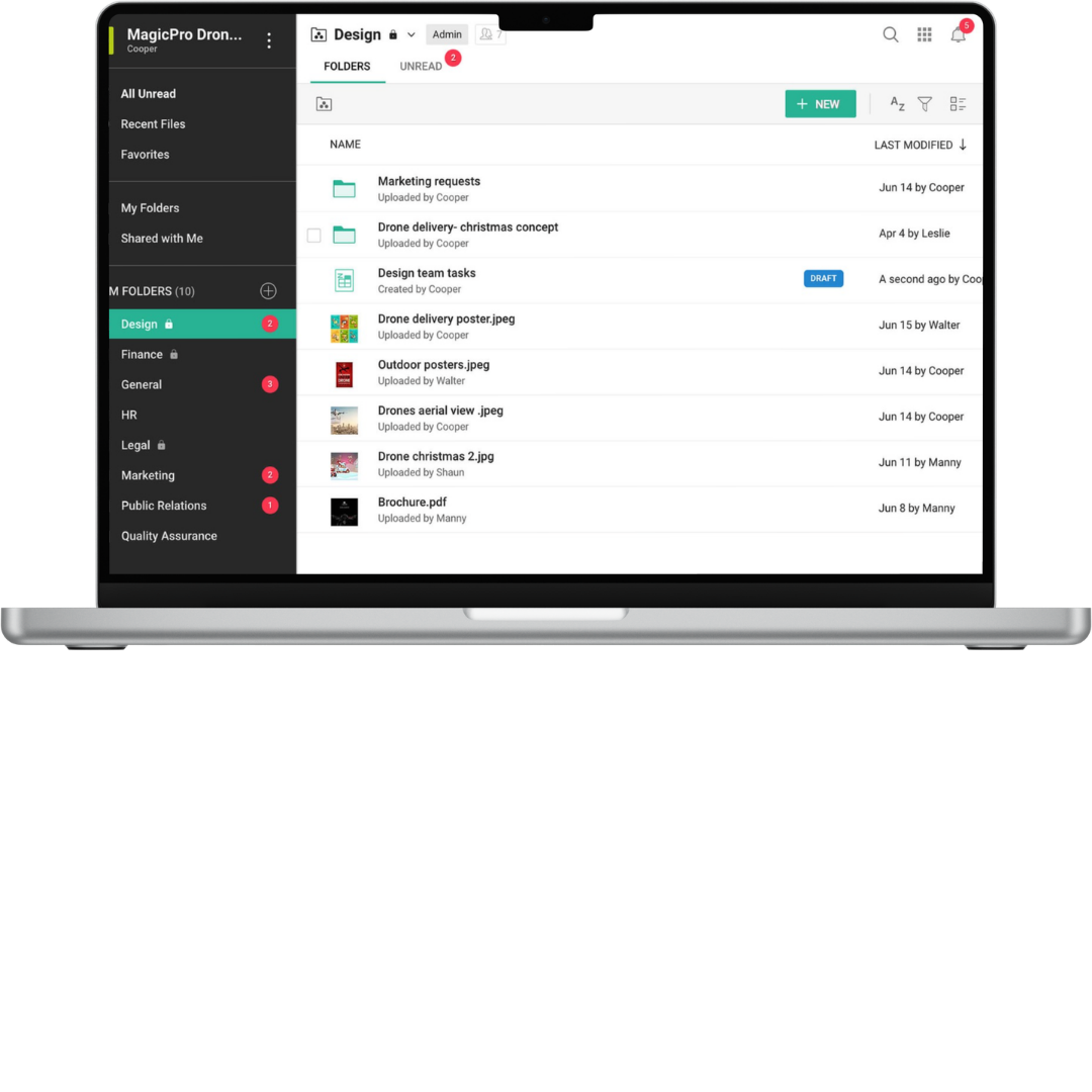 Zoho WorkDrive メインビジュアル